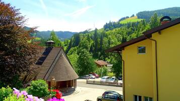 Lägenhet Standard (with Hochkönig Card) | Utsikt mot trädgården