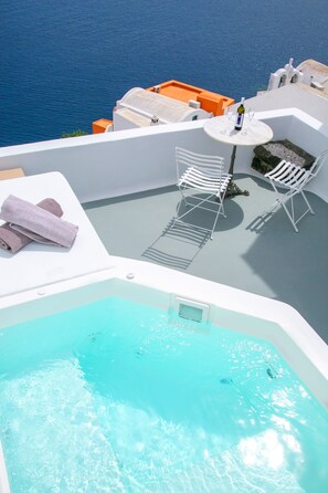 Studio, Jetted Tub | Private pool - Hector Cave House (Santorini)