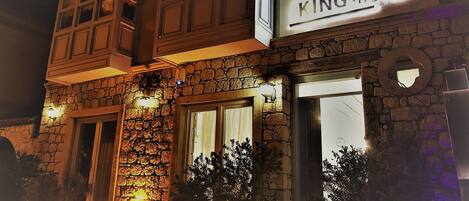 Front of property – evening/night