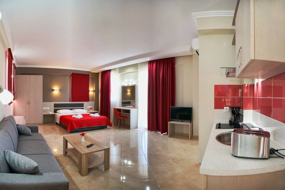 Studio dành cho gia đình | Khu phòng khách | TV plasma