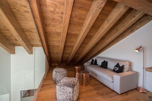 Deluxe House, Mountain View | Living area | Flat-screen TV - Panorama Chalet Seefeld (Seefeld in Tirol)