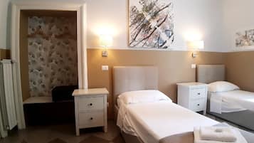 Comfort Triple Room, City View | Premium bedding, minibar, in-room safe, soundproofing