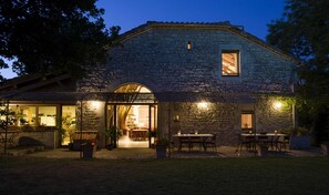 Front of property - evening/night