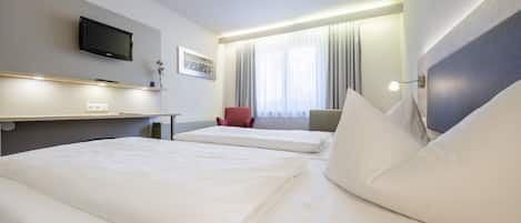 Wifi gratis y ropa de cama