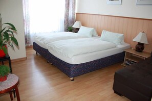 Iron/ironing board, free cots/infant beds, free WiFi, bed sheets - Hotel Römerhafen (Cologne)