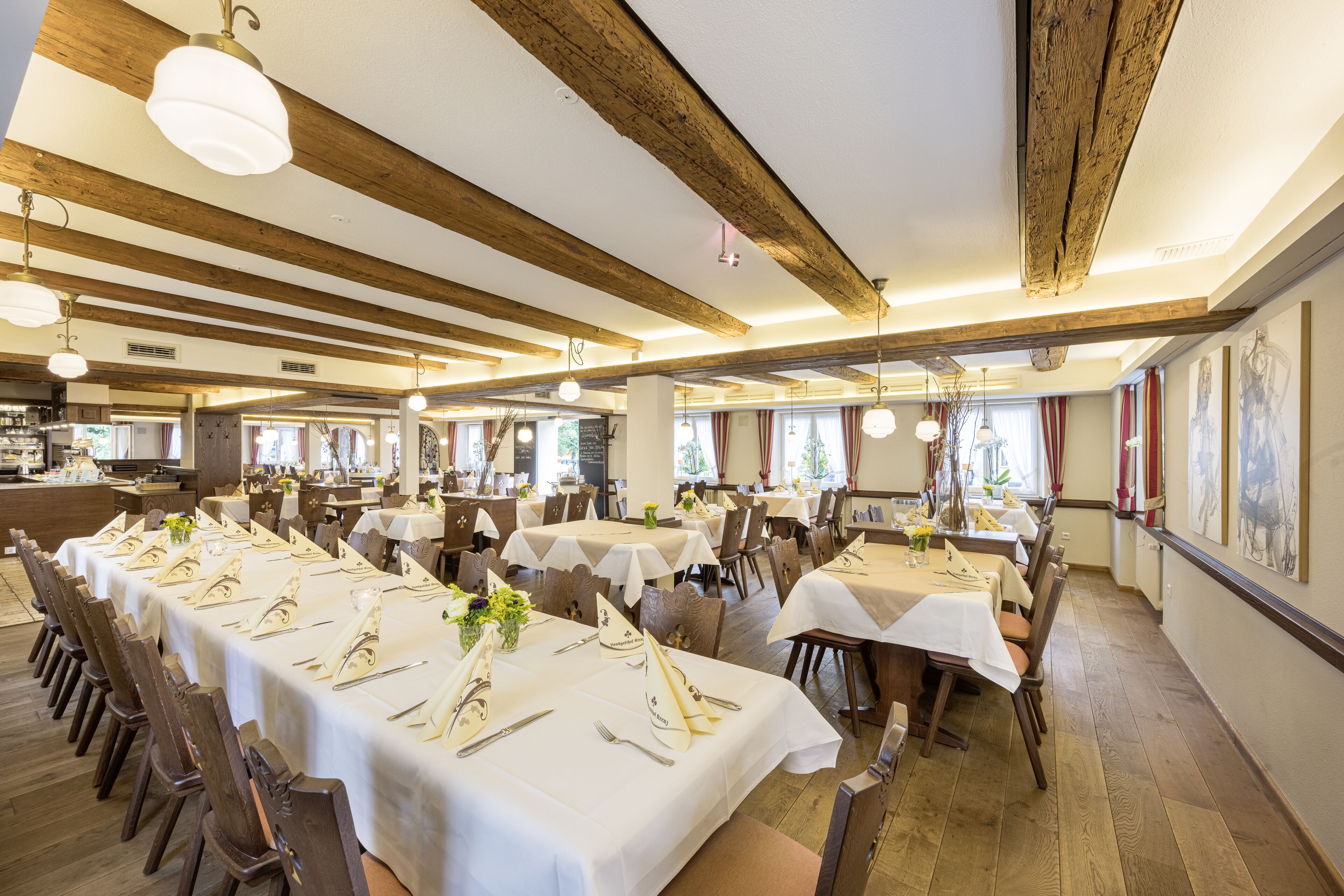 Mittagessen und Abendessen, lokale Küche