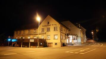 Front of property - evening/night