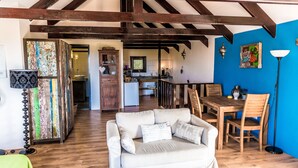 Superior Studio, 1 Bedroom, Ocean View | Living area - Ocean View Villas Bonaire (Kralendijk)