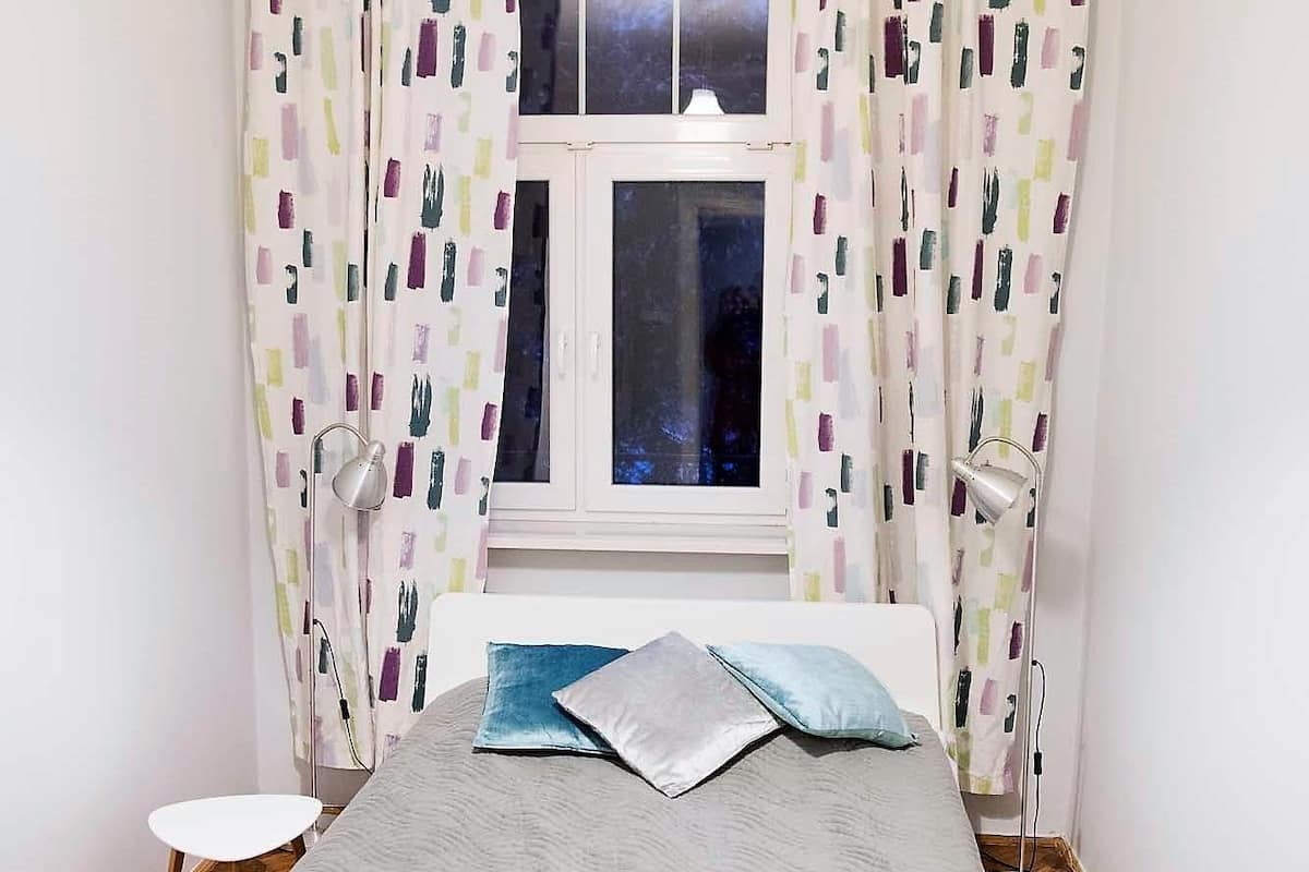 Appartamento (Dunin- Wasowicza 12) | Biancheria da letto di alta qualità, ferro/asse da stiro, Wi-Fi gratuito