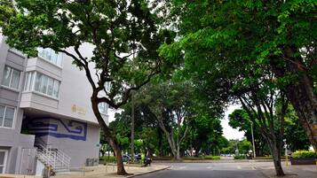 Majoituspaikan julkisivu