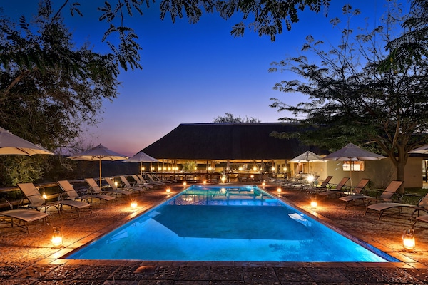 Front of property - evening/night