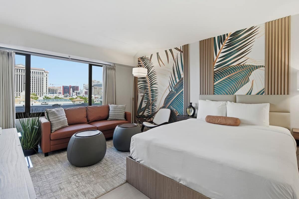 One Bedroom Fountain View | 2 habitaciones, decoración personalizada y muebles diferentes