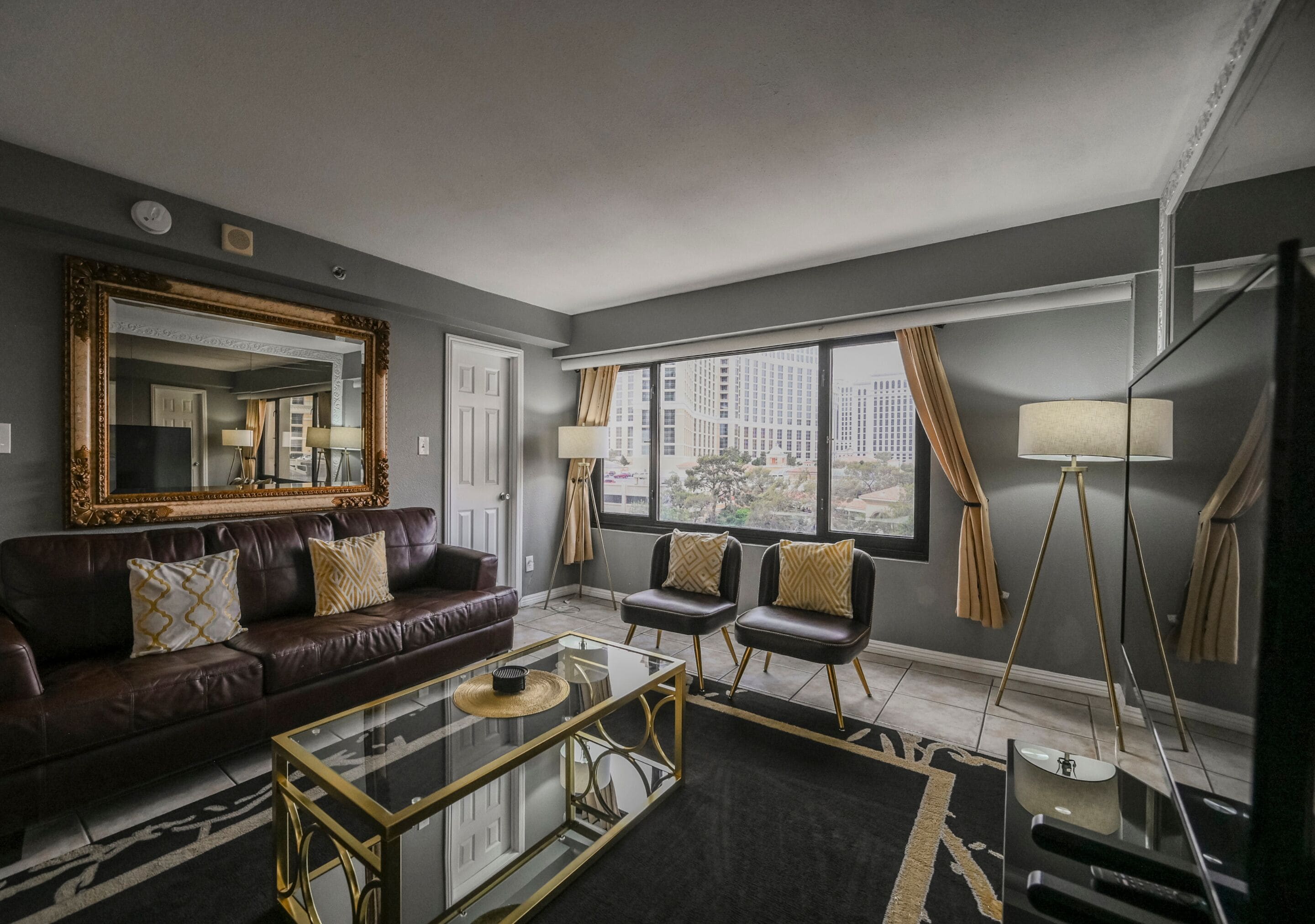 One-Bedroom Apartment | Wohnbereich | Flachbildfernseher