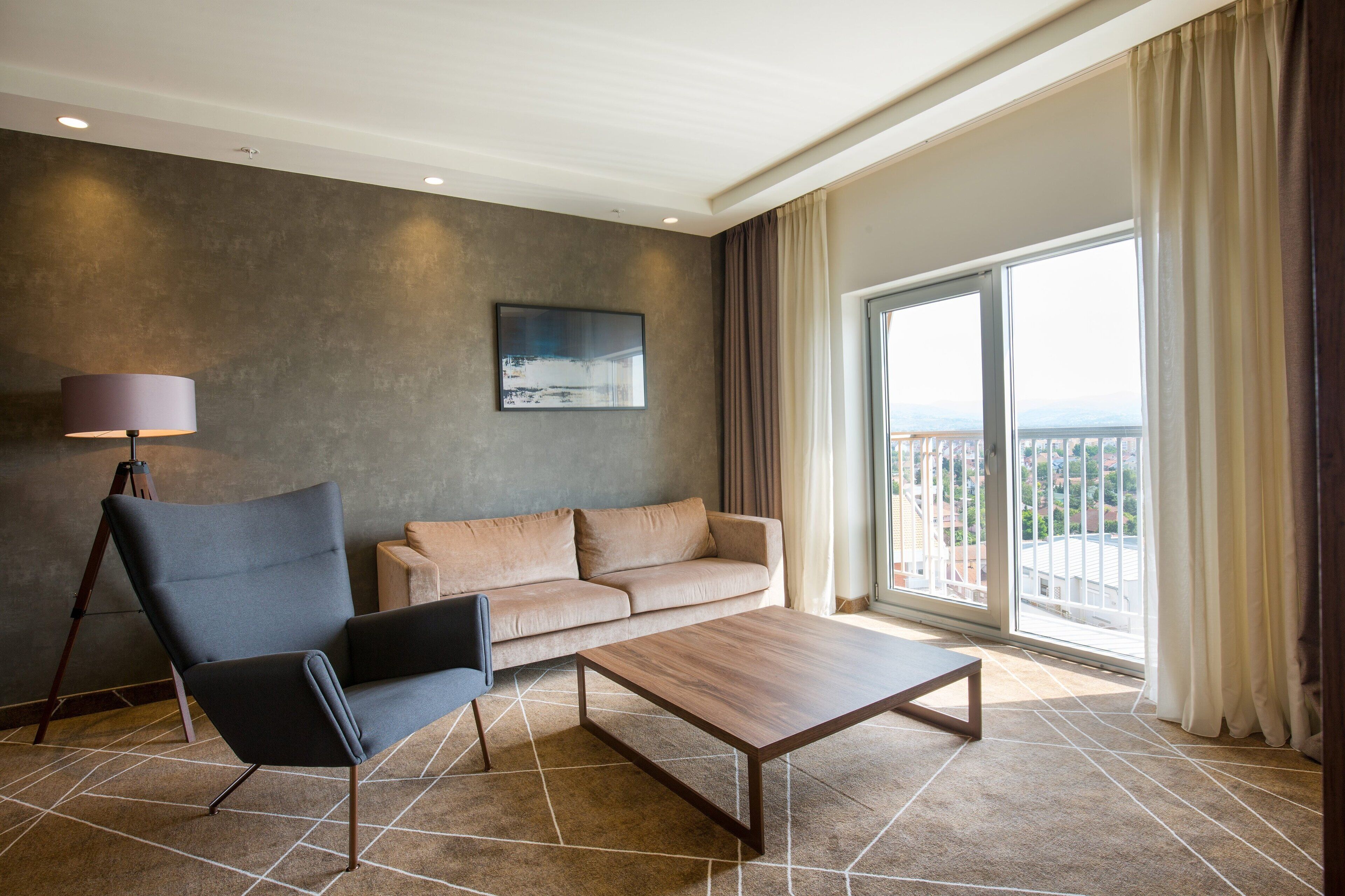 48-inch flat-screen TV with digital channels, TV