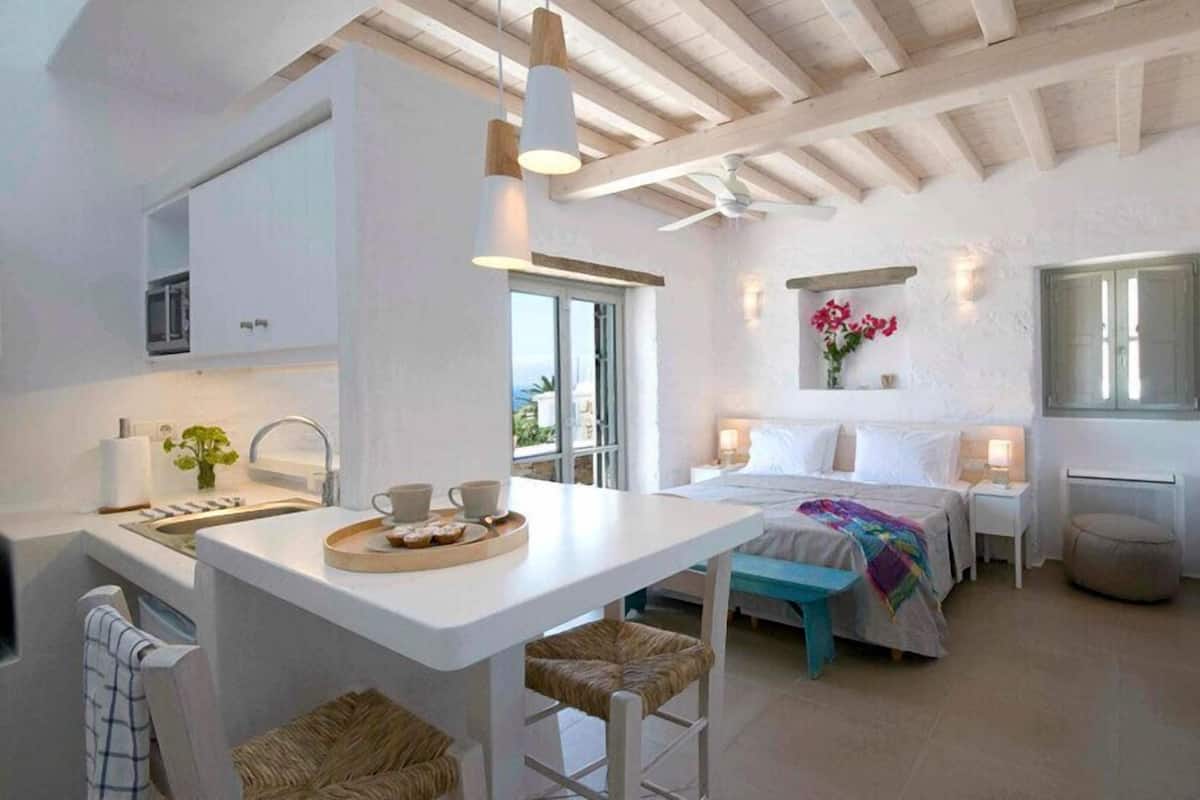 3 habitaciones y sábanas de algodón egipcio