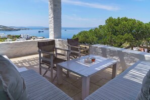 Utsikt mot havet/stranden