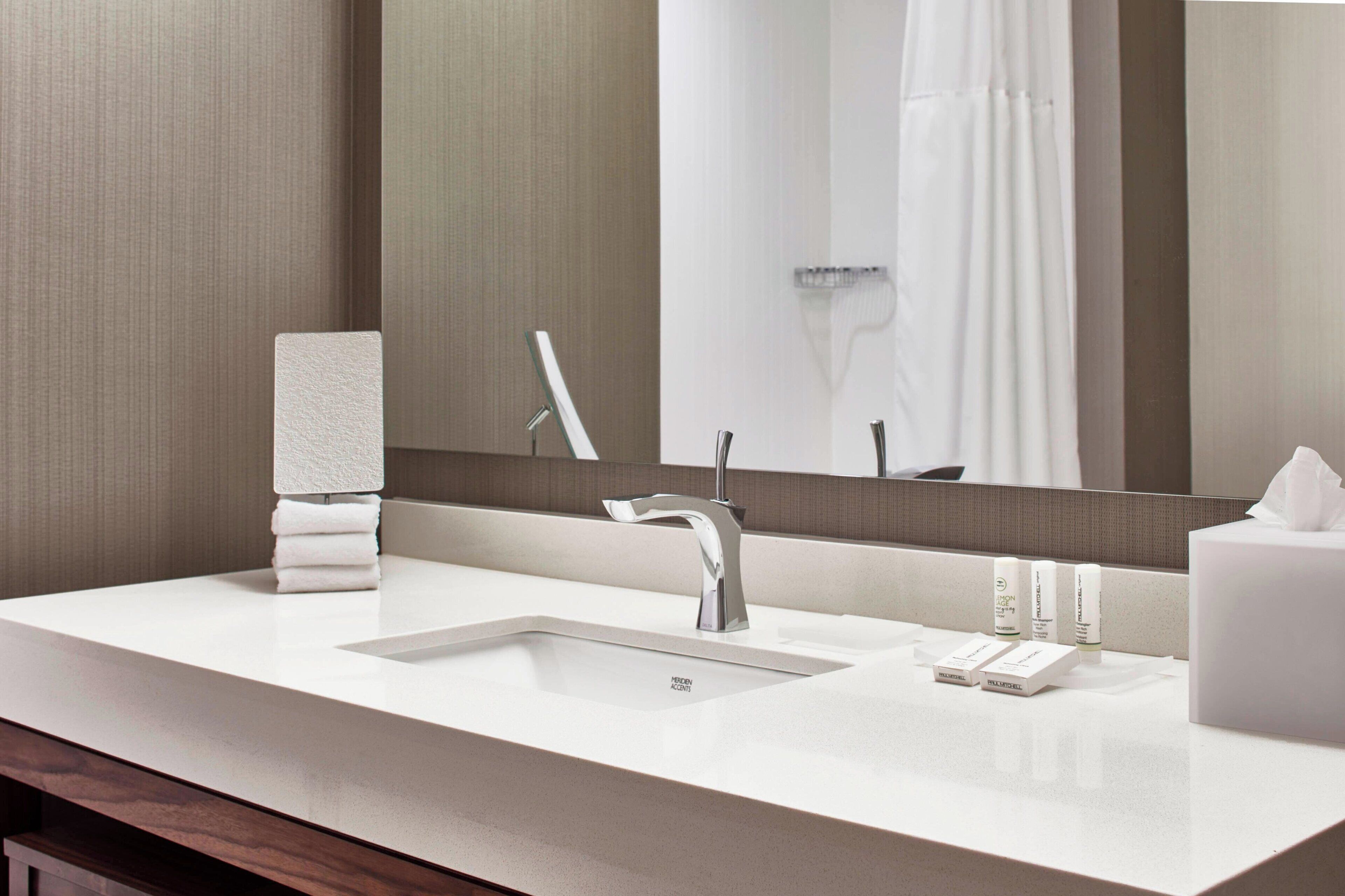 free toiletries, hair dryer, towels, soap