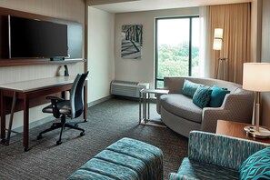 Suite, 1 King Bed | Hypo-allergenic bedding, pillow-top beds, desk, laptop workspace - Courtyard by Marriott Minneapolis West (St. Louis Park)