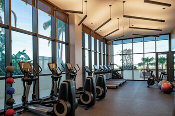 Fitness center at Element Fort Lauderdale Downtown