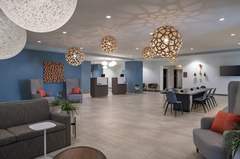 Hotel entrance and lobby at Element Fort Lauderdale Downtown