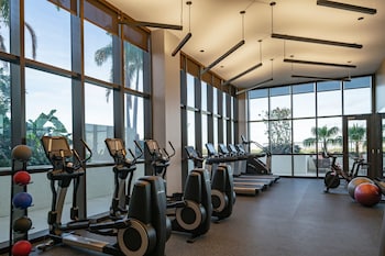 Fitness center at Element Fort Lauderdale Downtown
