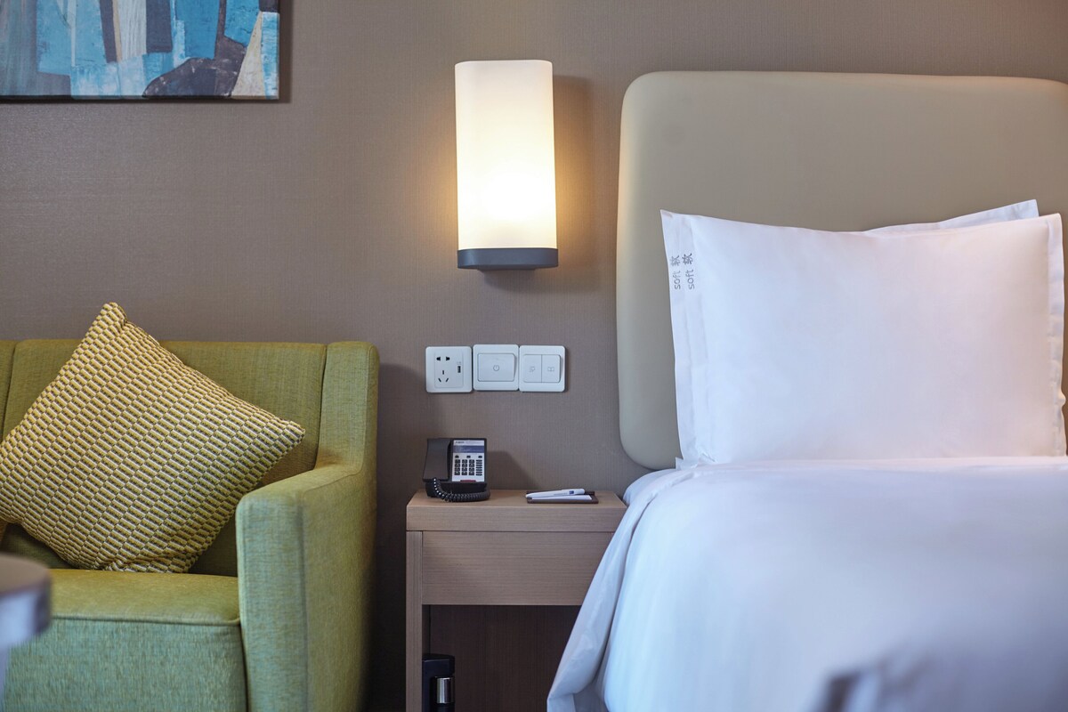 Bureau, rideaux occultants, chambres insonorisées, Wi-Fi gratuit