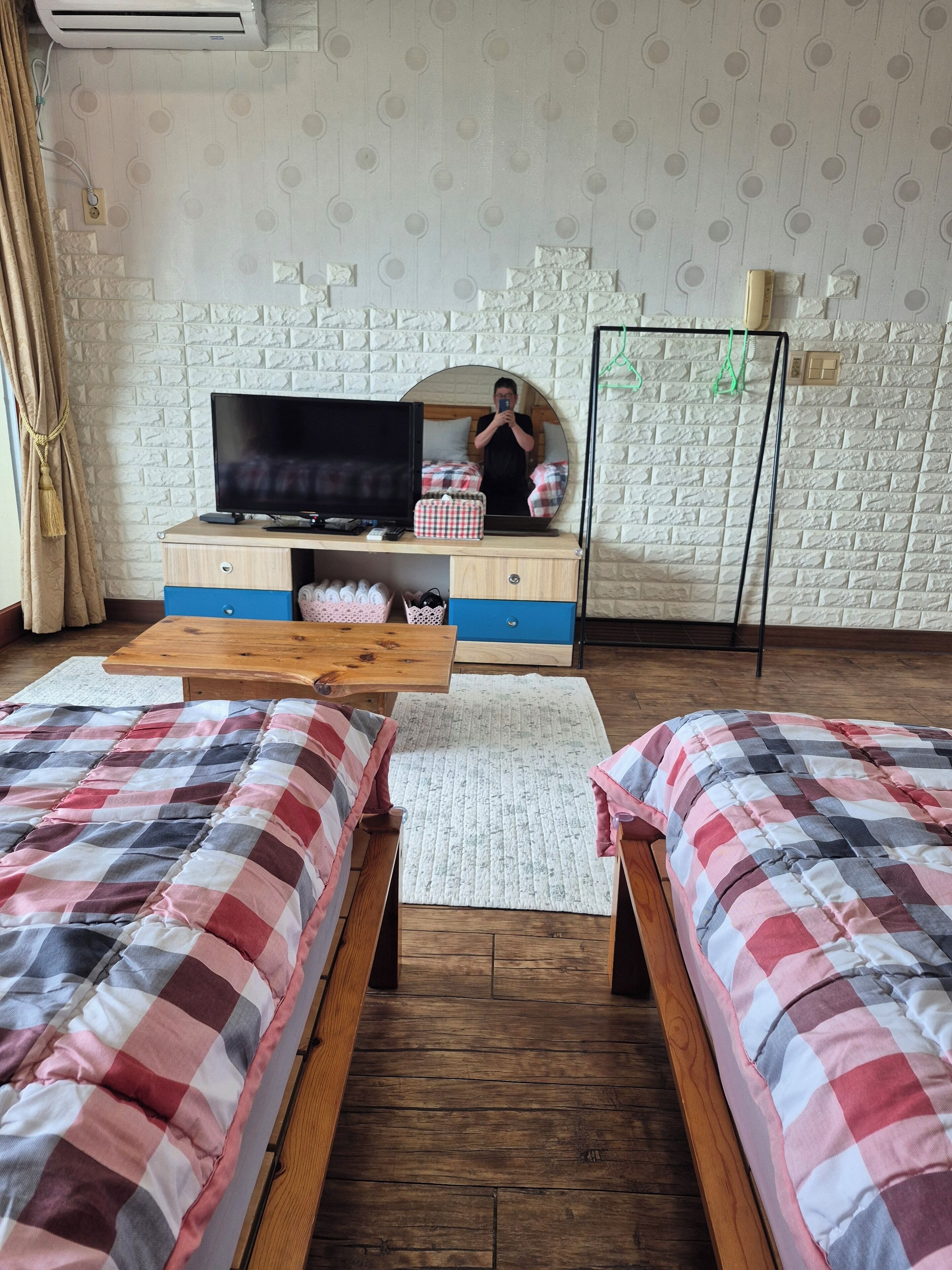 스탠다드 트윈룸, 침실 1개, 바다 전망 | 방음 설비, 무료 WiFi, 침대 시트