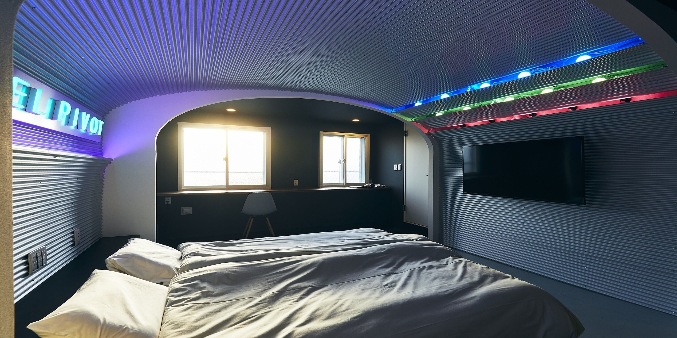 premium double room | desk, laptop workspace, blackout curtains, free wifi