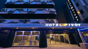 Front of property – evening/night