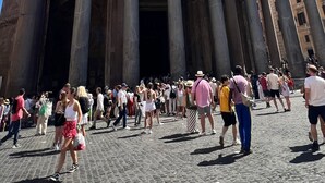 A historic building with classical architecture, featuring large columns and a prominent inscription. - Il Plancton (Rome)