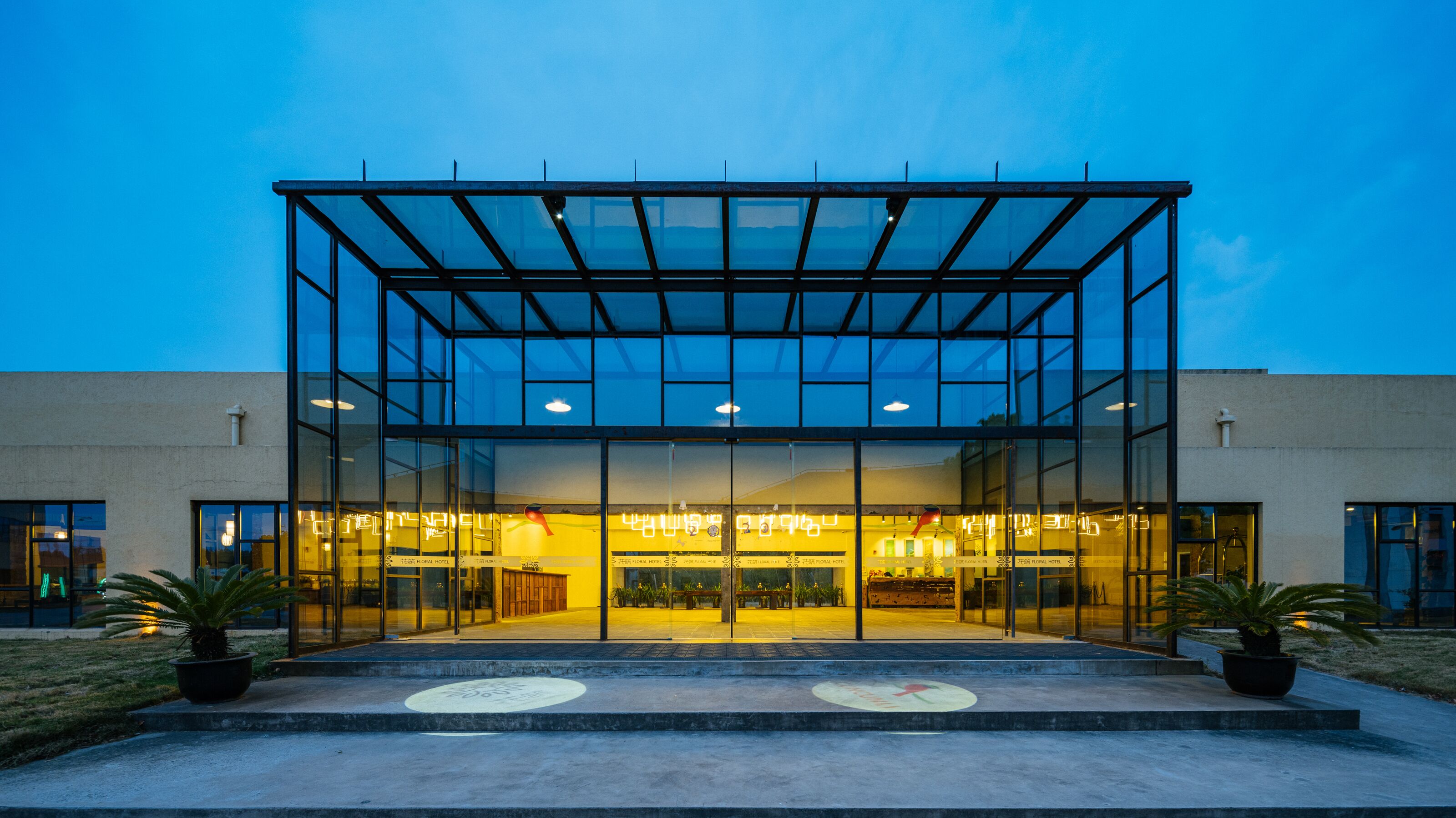 front of property – evening/night