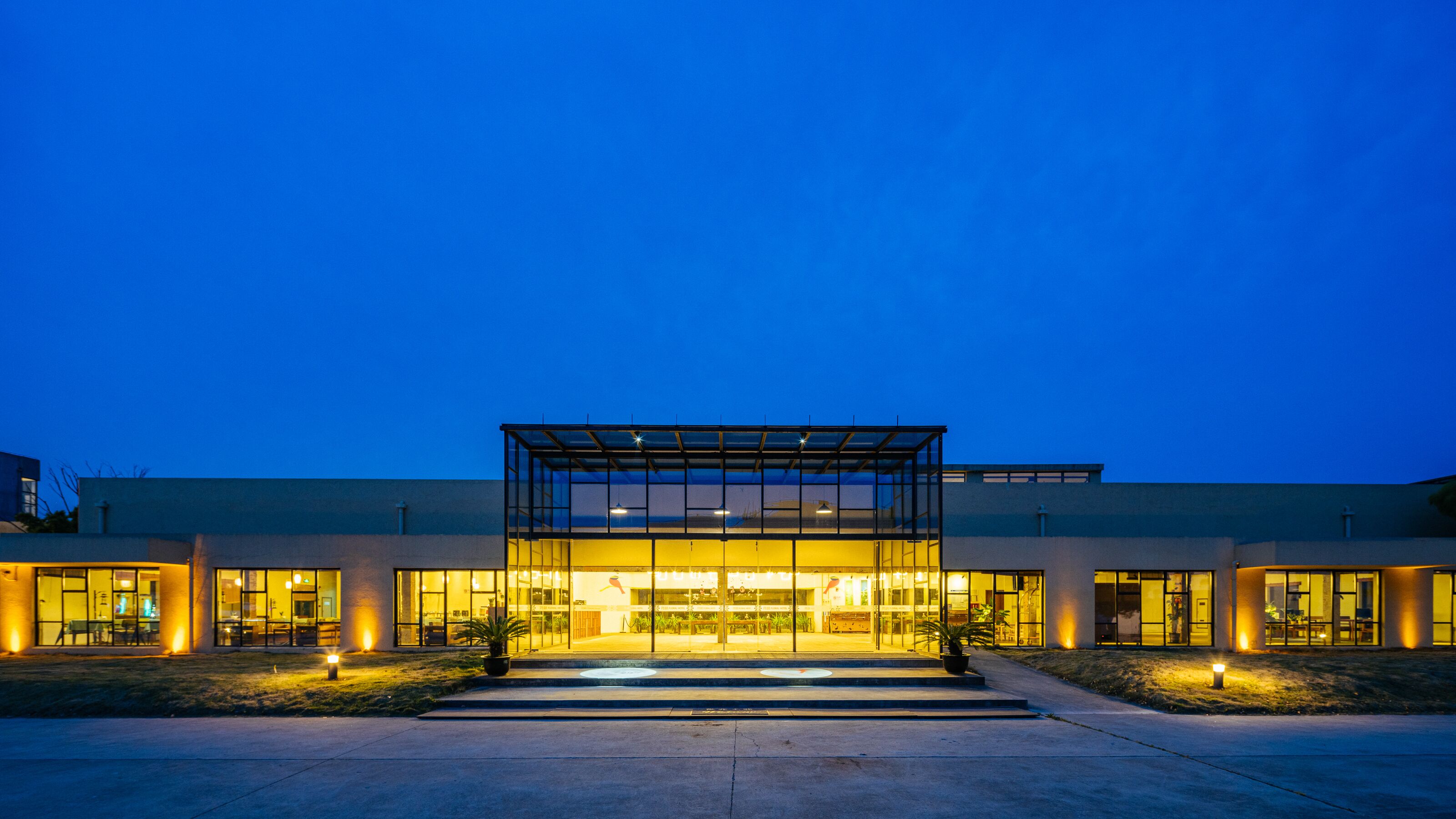 front of property – evening/night