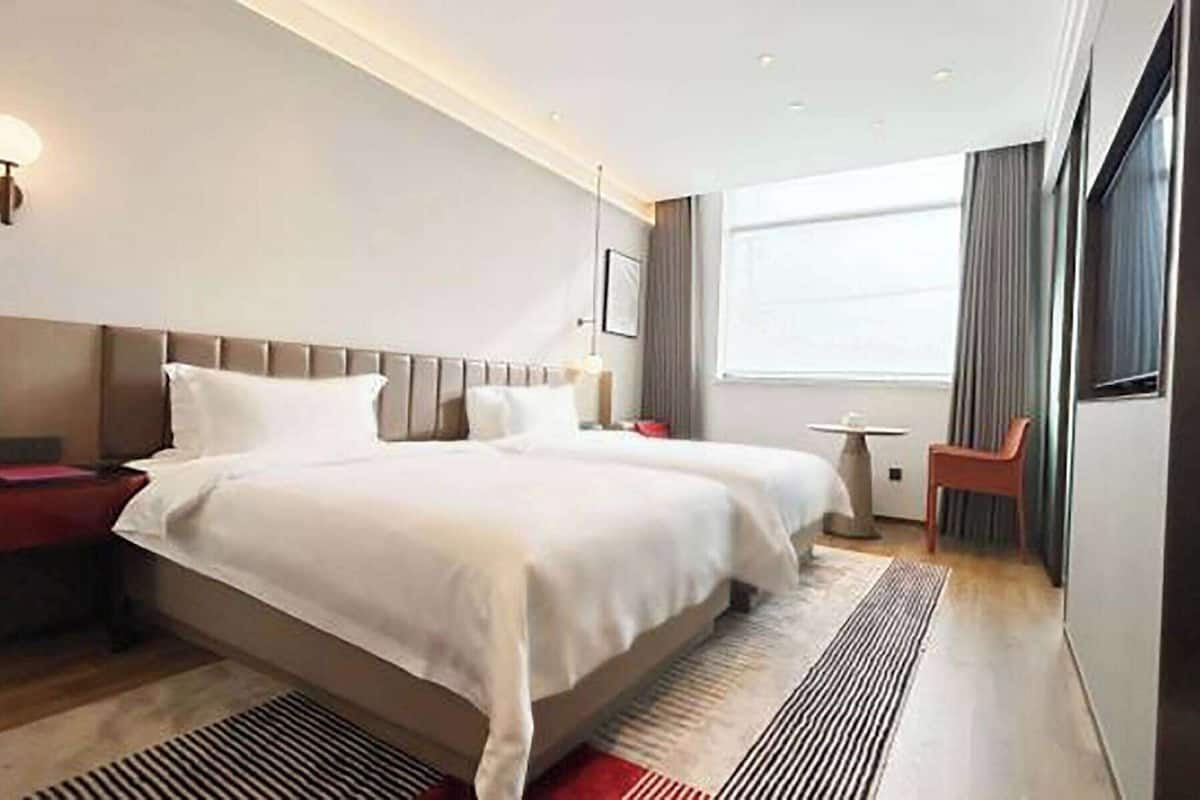 Phòng hạng Business, 2 giường đơn, không hút thuốc | 1 phòng ngủ, bộ đồ giường cao cấp, màn/rèm cản sáng, phòng cách âm