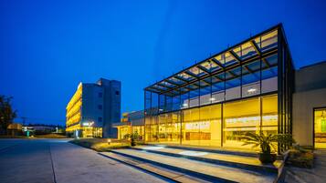 Front of property - evening/night