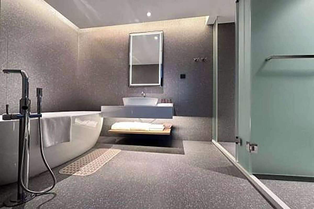 premium bedding, blackout curtains, soundproofing, iron/ironing board