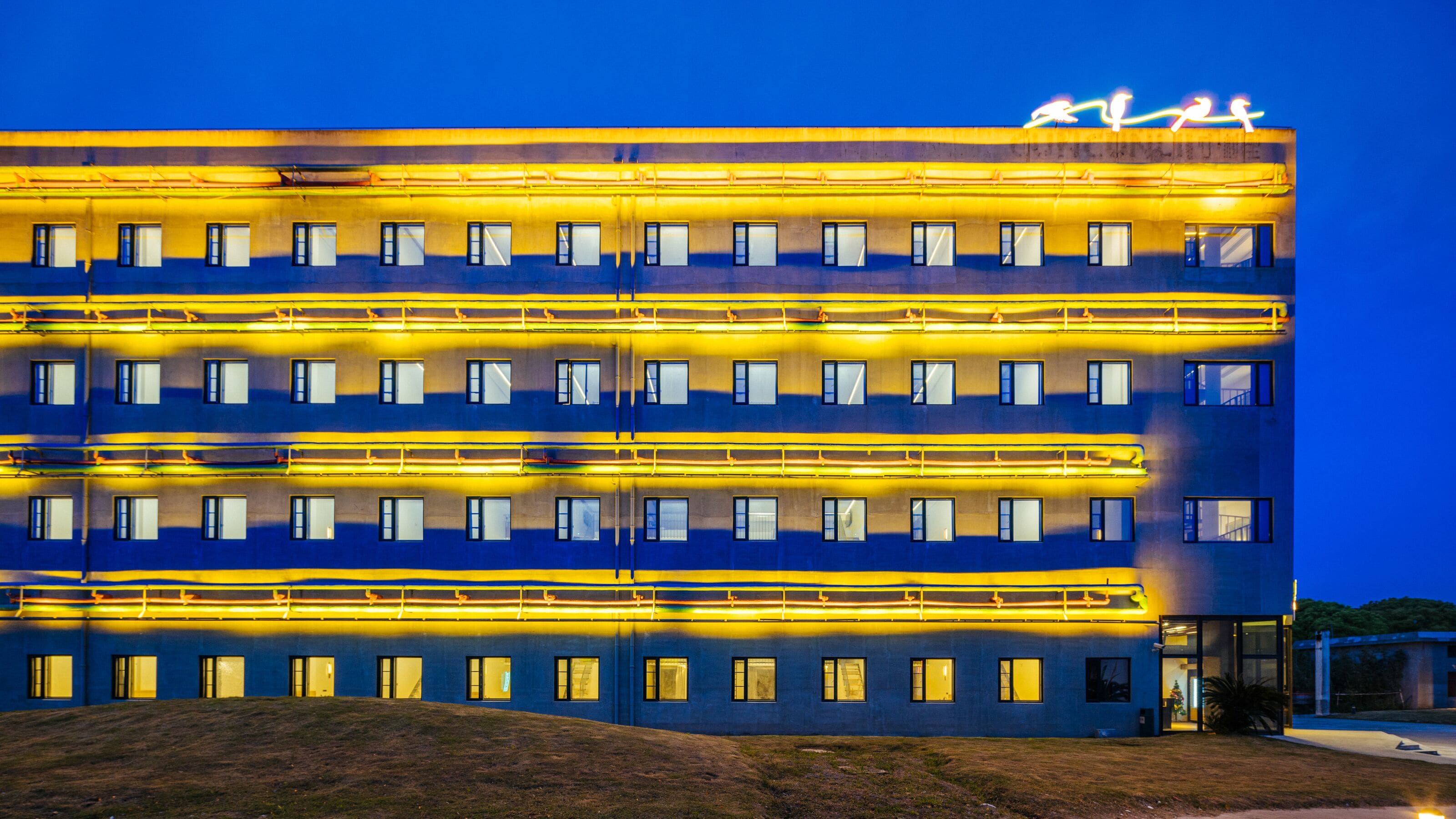 front of property – evening/night