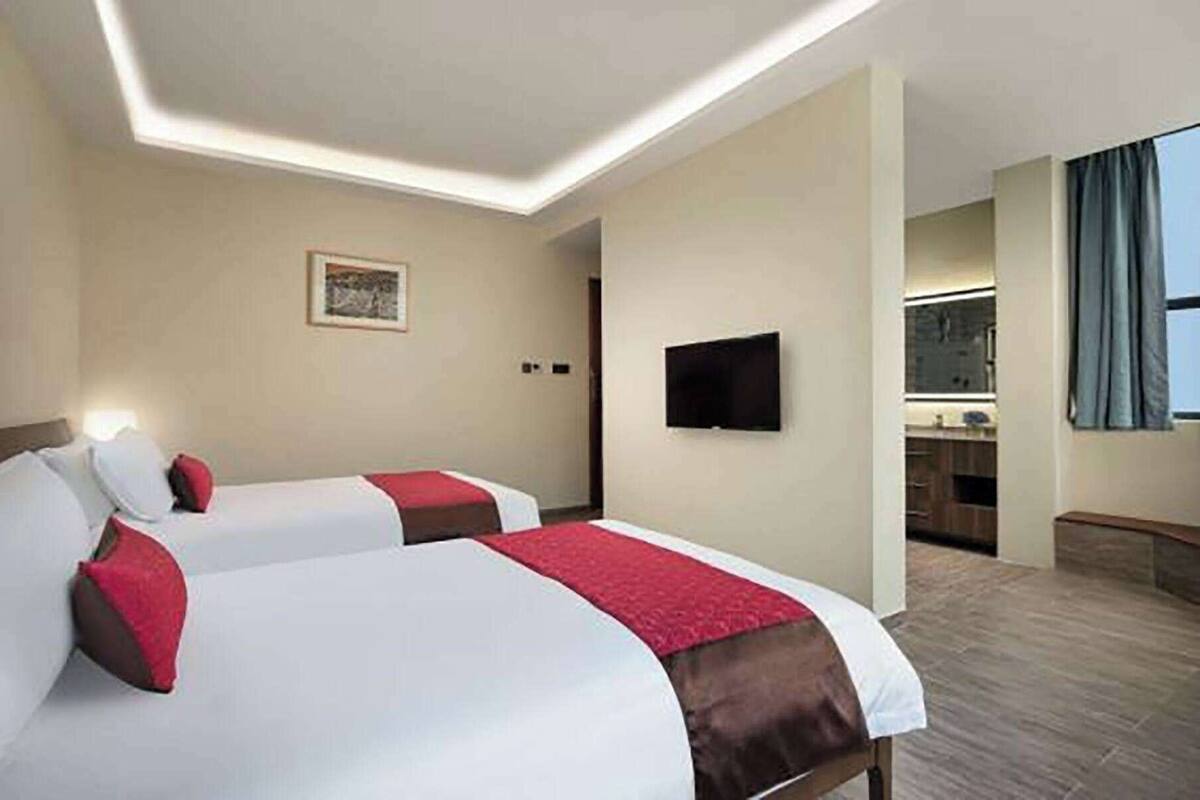 Habitación, 2 camas individuales, no fumadores, vistas al jardín | Ropa de cama de alta calidad, cortinas opacas, sistema de insonorización