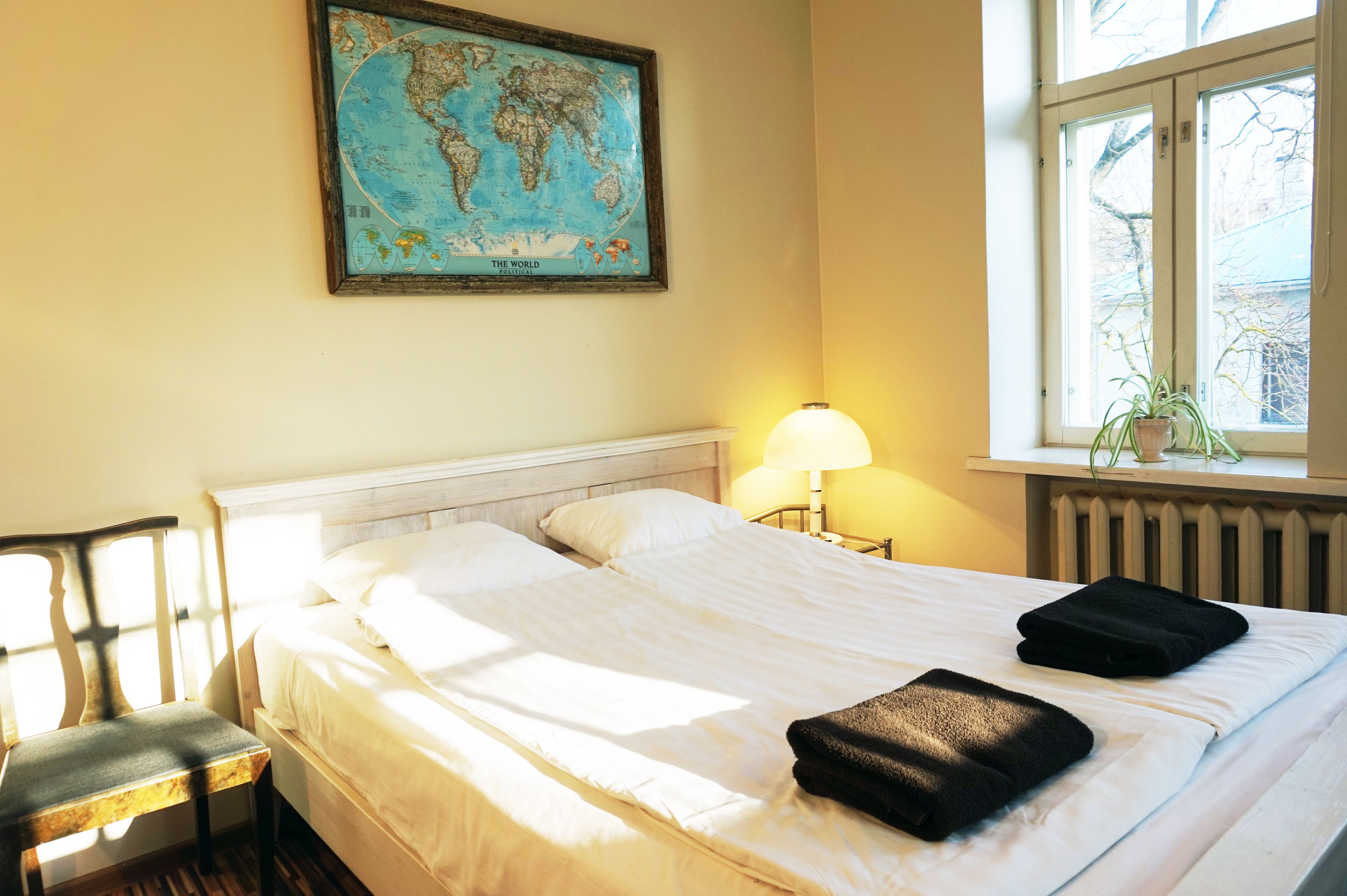 Desk, iron/ironing board, free WiFi, bed sheets