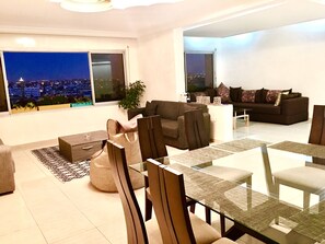 豪華公寓, 2 間臥室 | 房內用餐區