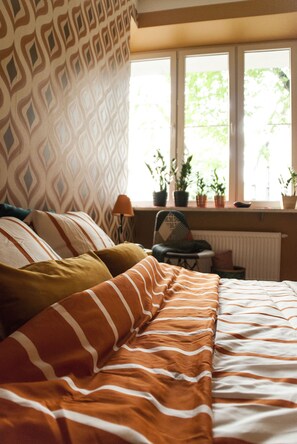 Basic Apartment, City View, Ground Floor | Premium bedding, free WiFi, bed sheets - Ekoidea - Funky Apartments (Kraków)