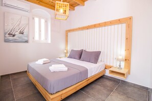 Traditional House, 2 Bedrooms | 2 bedrooms, premium bedding, soundproofing, iron/ironing board - The Red Door in Koskinou (Rhodes)