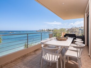 Apartment, Sea View, Beachfront | Terrace/patio
