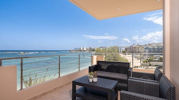Apartment, Sea View, Beachfront | Terrace/patio