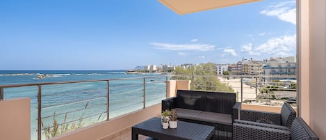 Apartment, Sea View, Beachfront | Terrace/patio
