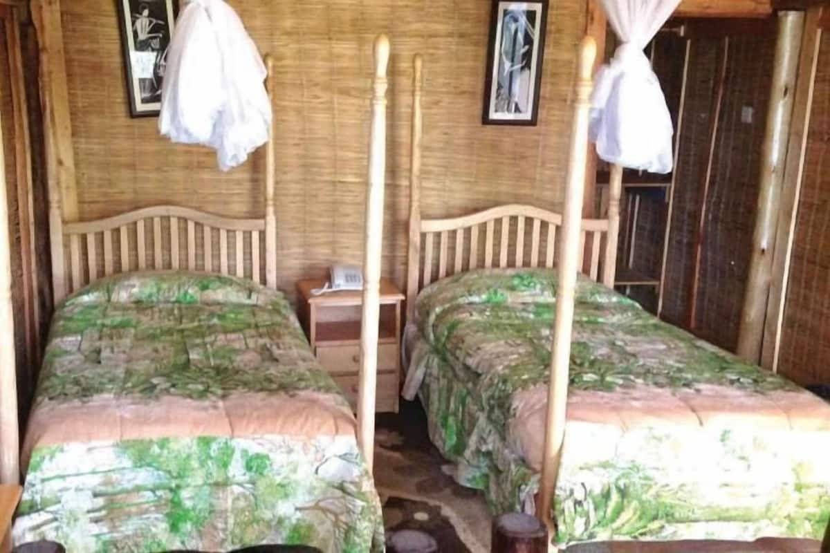 Cottage, 2 eenpersoonsbedden, uitzicht op meer | Geluiddichte muren, extra bedden