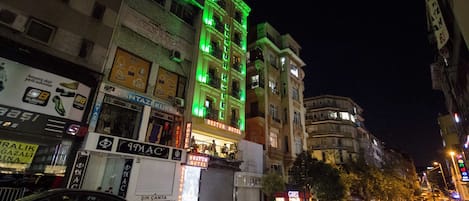 Front of property - evening/night