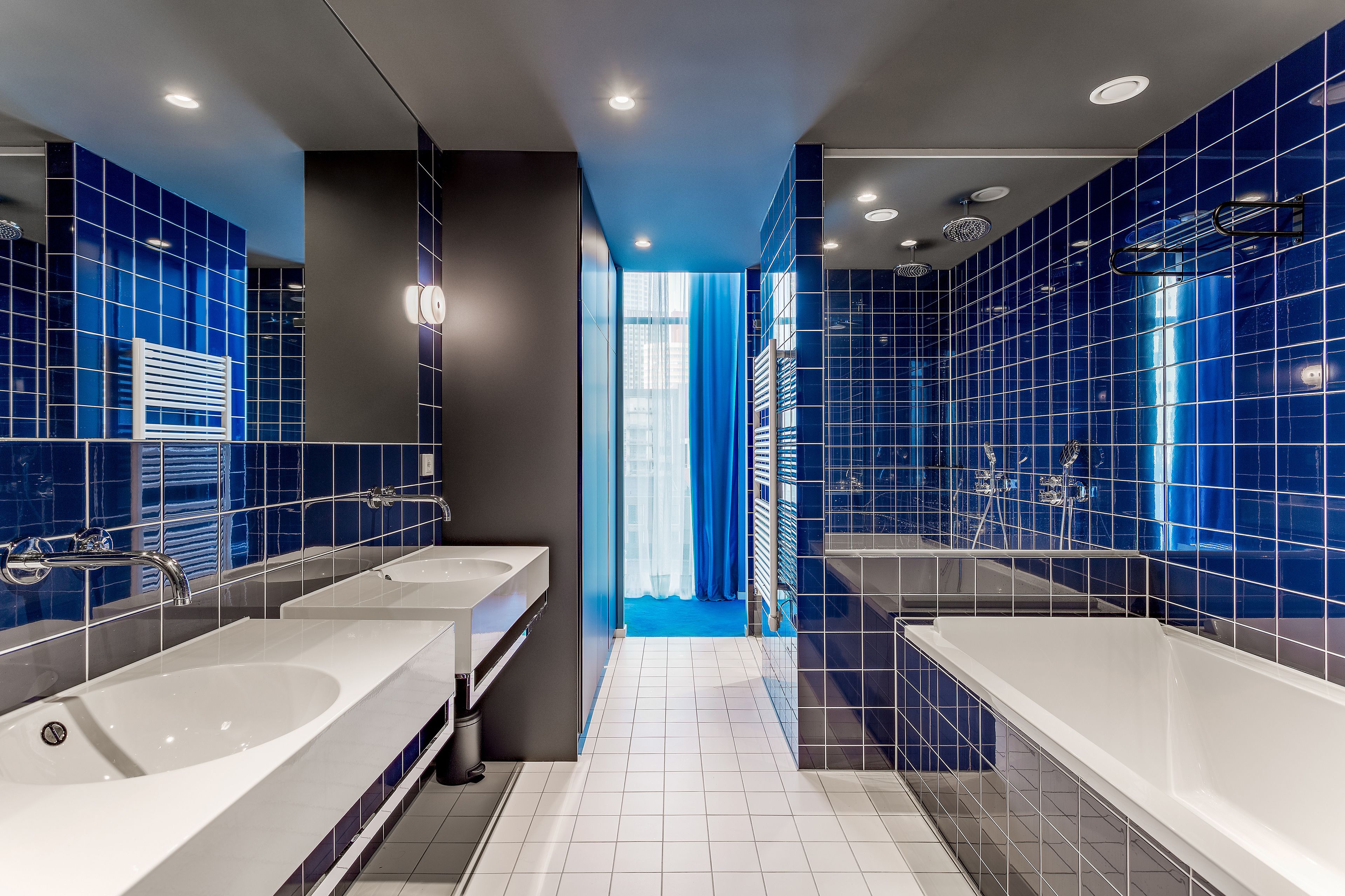 suite | bathroom | eco-friendly toiletries, hair dryer, towels