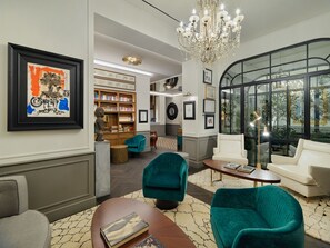 Sitteområde i lobbyen