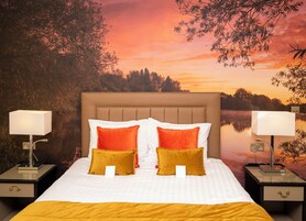 1 habitación, ropa de cama hipoalergénica y decoración personalizada 