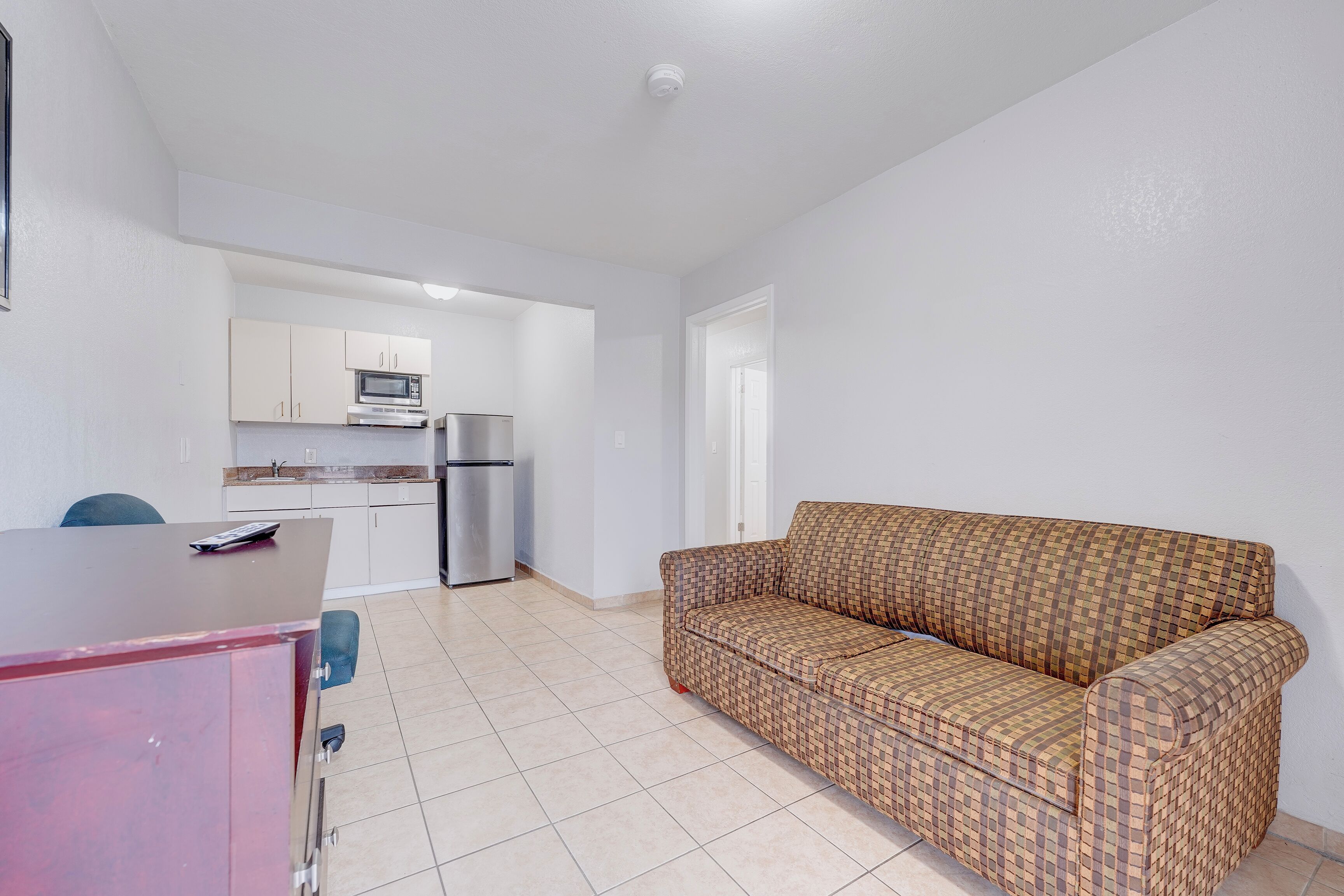 Habitación Premium, cocina básica (2 Full Bed) | Escritorio, wifi gratis, ropa de cama